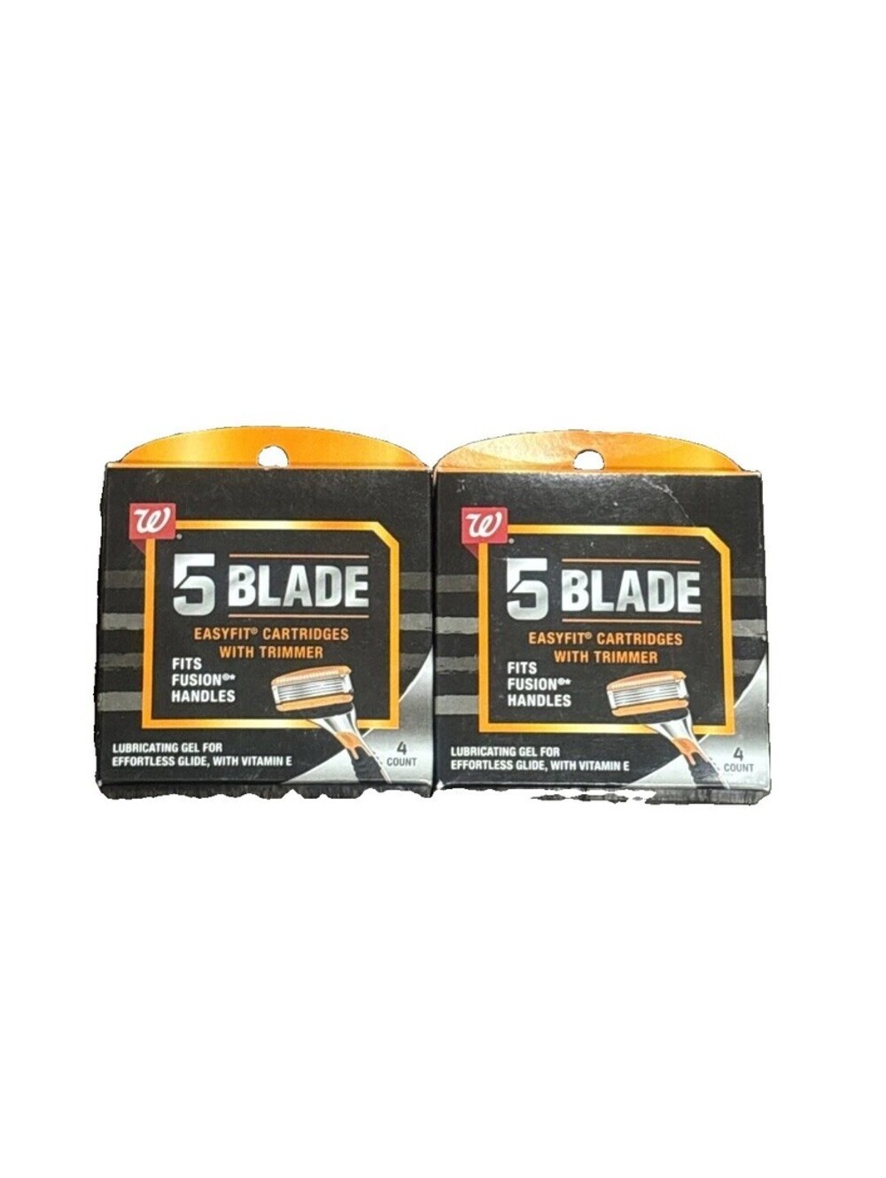 2 Walgreens 5 Blade Easyfit Cartridges 4 Pack 8 Total Cartridges Fits Fusion